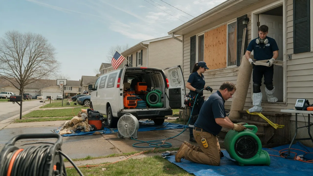 Water Damage Restoration in Lawrence, KS near me